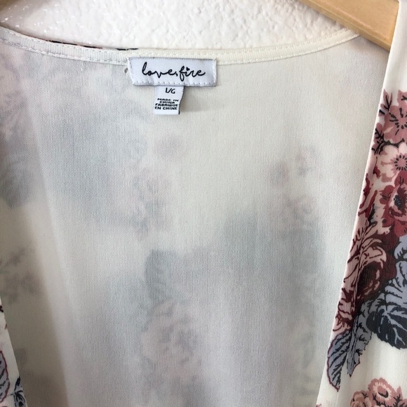 Floral Love, Fire White Maxi Dress - Picture 6 of 8